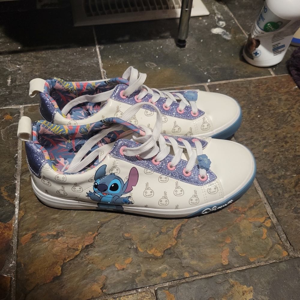 Disney's Lilo & Stitch sneakers They Are Marked Size 9 But Run More Like A 10.
